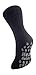 HEAT HOLDERS Men's Thermal Gripper Slipper Socks BIGFOOT Size 13-15US Black/Gray