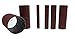 ABN Aluminum Oxide Spindle Sanding Sleeves 6pk, 120-Grit, 4.5in Length – 1/2, 3/4, 1, 1.5, 2, 3 inch Sandpaper for Wood