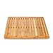 HANKEY Bath Mat&Door Mat Handcrafted Bamboo Water Resistant, Natural and Durable C03 (23.6 x 17.5nches)