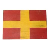 Ships Chandlery Nautical Maritime Signal Flag Decoration Wooden (Letter R)