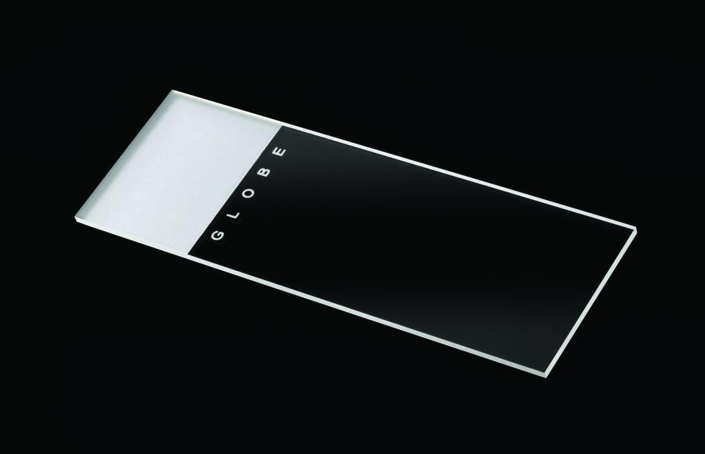 Globe Scientific 1308 Borosilicate Glass Microscope Slide, 90° Ground