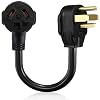 BOEEMI 4 Prong New Electric Dryer Plug Male to 3-Prong Old Dryer Receptacle Female Connector Adapter, NEMA 14-30P to 10…