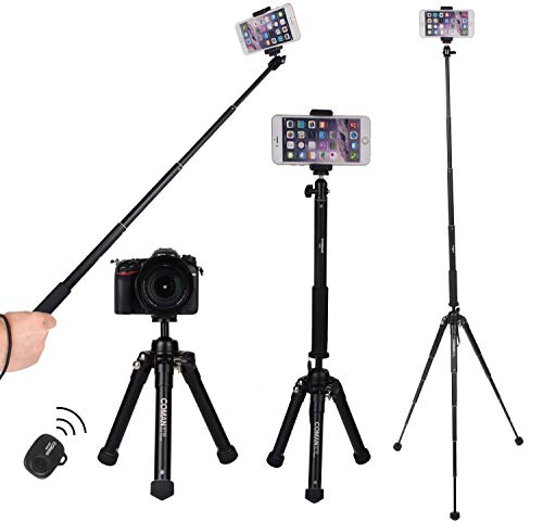 Mindfied 5.5 Feet Mobile Phone Tripod Stand Umbrella Flash Portable Foldable Combo Light Stand for Photography for tikto