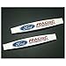 2pcs B322 Car Styling Accessories Chromed Emblem Badge Decal Fender Side Sticker Metal FORD RACING Focus 2 Focus 3 FIESTA F-150 Kuga FUSION ESCAPE EDGE