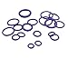 AUTOUTLET 270 PCS O Rings Kit Purple 18 Sizes Car Air Conditioning O-Ring Assortment Set with Valve Core Removal Tool for Door, Window, Electric Appliance, Bearing, Pump, Roller Auto, Home Appliances