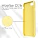 TORRAS Designed for iPhone SE Case 2nd/ iPhone 7 Case/iPhone 8, Liquid Silicone Gel Rubber Case Soft Microfiber Compatible with iPhone 8/ iPhone 7/ iPhone SE 2nd Generation, Yellow