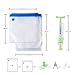 Sous Vide Bags Kit for Anova Cookers - 20 BPA Free Food Vacuum Sealed Bags, 1 Hand Pump, 2 Bag Sealing Clips and 4 Sous Vide Clips, Reusable & Easy to Use, Practical for Food Storage & Cooking