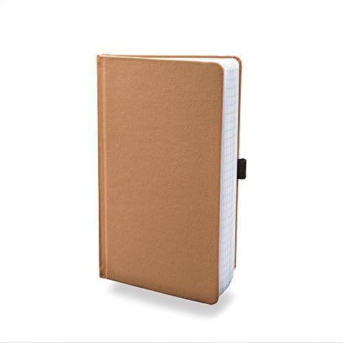 Hardcover Linen Premium Notebook/Bullet Journal/Personal/Travel Diary with Pen Loop, Inner Pocket, Elastic Closure, 180 Lined Pages Acid-Free/Wood-Free Thick 120g (No Bleed Through) 5”x8” Sewn Binding