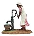 Ebros Vintage Black Americana History African American Girl Pumping Water Statue 6.5