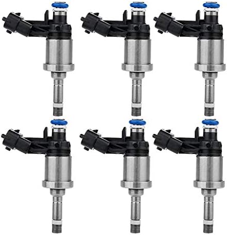 6pc Fuel Injectors for GM Chevrolet Camaro Traverse GMC Acadia CTS 3.6L 12638530 from US