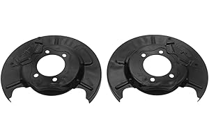 Pemnture Pair Left & Right Side Disc Brake Backing Plate for 2015-2019 Subaru Legacy for 2015-2019 Subaru Outback 26691-AL00A