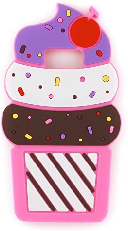Galaxy S8 Plus Case, 3D Cute Cartoon Cherry Cupcakes Ice Cream Shaped Soft Silicone Case Bumper Back Cover for Samsung Galaxy S8 Plus S8+ (6.2" Inch) 2017 Release (Rose)