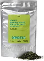 DAVIDsTEA Organic Japanese Sencha Loose Leaf Tea, Premium Sencha Green Tea from Mount Fuji, Japan, Refreshing 