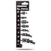 Powerbuilt 7 Piece Universal Joint and Socket Adaptor Set, U-Joint and Socket Extension Set, 1/4
