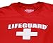 NY Popular Lifeguard T-Shirt Official Licensed Life Guard Tee Red Small