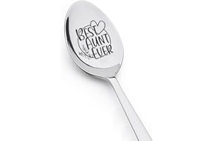 Gift for Aunt Auntie from Niece Nephew Best Aunt Ever Gifts Spoon for Aunty Aunts Birthday Christmas Gift for Auntie Aunt Cof