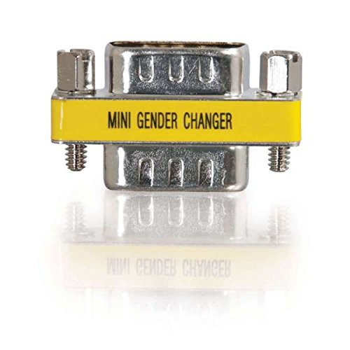 C2G/Cables to Go 20686 HD15 VGA M/M Mini Gender Changer (Coupler)