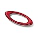 Oakley Mens Small Ellipse Carabiner Keychain Accessories One Size Red Line