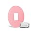 Fixic Patches for G4 G5 - Waterproof Adhesive - Oval - Pre Cut - Best Fixation for G4 G5 - Pack of 25 (Pink)