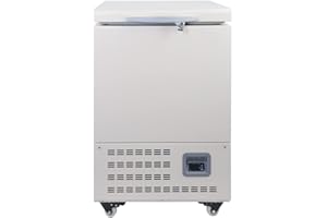 LABFENG -86°C Ultra-Low Temperature Freezer 58L Lab Cryogenic Freezer -123 °F Samples Flash Freezer for Laboratory Samples Storage (58L)