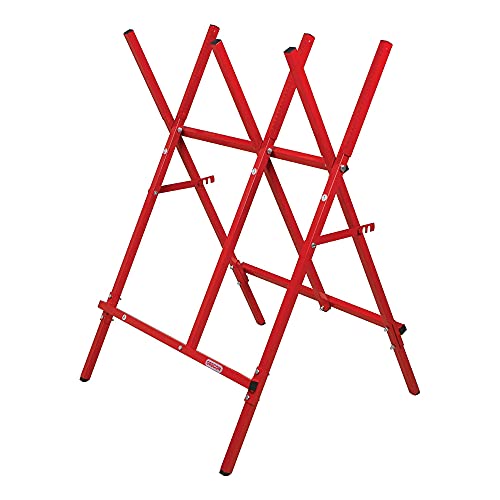 Oregon Steel Log Saw Horse, Foldable & Adjustable Sawbuck, 10 Inch Log Capacity, Folding Wood Cutting Stand, for Logging, Splitting & Firewood (584145)