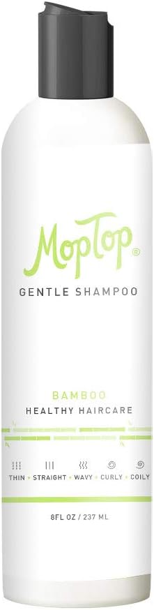 MopTop Natural Bamboo Gentle Shampoo, 237 ml, 226.8 g (Pack of 1)