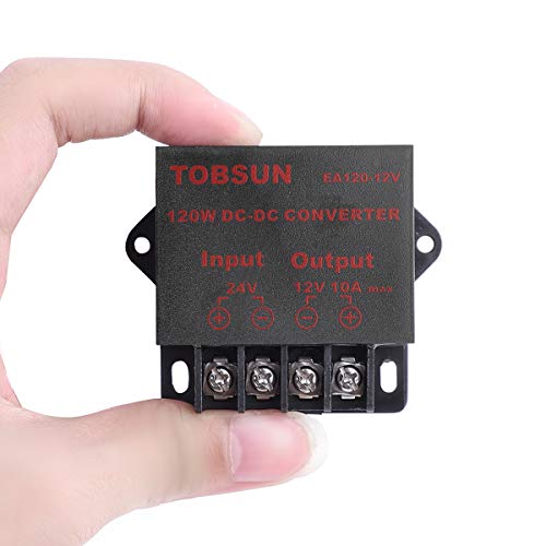 BINZET DC 24V to 12V 10A 120W Converter Step Down Regulator for Car Low Voltage Transformer