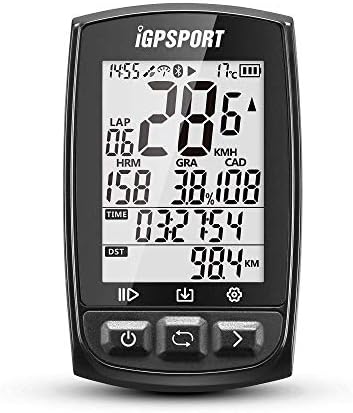 iGPSPORT iGS50E GPS Cyclocomputer for Bikes [Spanish Version] - Data and Route Recording - 2.2-Inch Anti-Glare Screen - Connection to ANT+ / 2.4G Sensors - IPX7 Waterproofing and Bluetooth