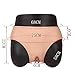 Cyomi Crossdresser Panties Silicone Hiding Gaff Boxer Briefs Men Thong be Feminine for Transgender Drag Queen 1G Brown