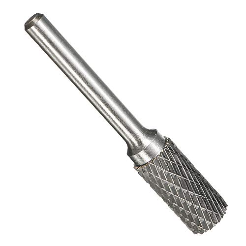 NXKang 8 X 1/4''Double Cut Carbide Rotary Burr Shank File Power Tools Double Cut Set for Drilling, Engraving