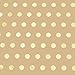 Golden Polka Dot Kraft Wrapping Paper - 40ft Roll