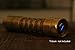 ReyLight Pineapple V3 Solid Brass AA/14500 Custom EDC Flashlight with Nichia 219C 4000K High CRI LED 470 lumens (Brass)