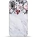 VIVIBIN iPhone X Case for Women,iPhone X Silicone Case,Cute Grey Marble Flower for Girls Clear Bumper Soft TPU Cover Slim Fit Protective Phone Case for iPhone X XS 5.8 inch