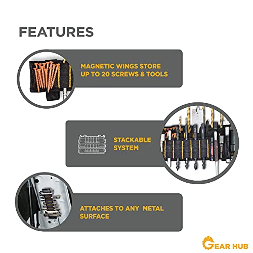 Gear Hub Bit Holster NEW and IMPROVED Drill Bit Holder and