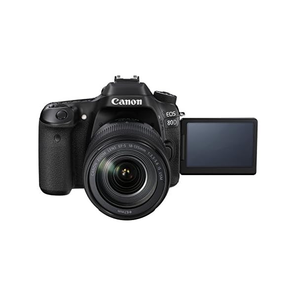 Canon EOS 80D DSLR Digitalkamera inkl. EF-S 18-135mm F3.5-5.6 is USM Objektiv (24,2 Megapixel, 7,7 cm (3 Zoll) Display… – Bild 5