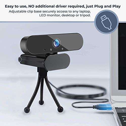 1080P-Webcam-with-Microphone-and-Tripod-Stand-ZEALINNO-HD-Laptop-Plug-and-Play-USB-Webcam-Streaming-Computer-Web-Camera-with-110-Degree-Widescreen-for-ZOOM-Video-Calling-Recording-Conferencing-Gaming