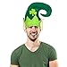 Festive Felt St. Patrick's Day Leprechaun Elf Party Hat, Green/Beige, One Size, 13