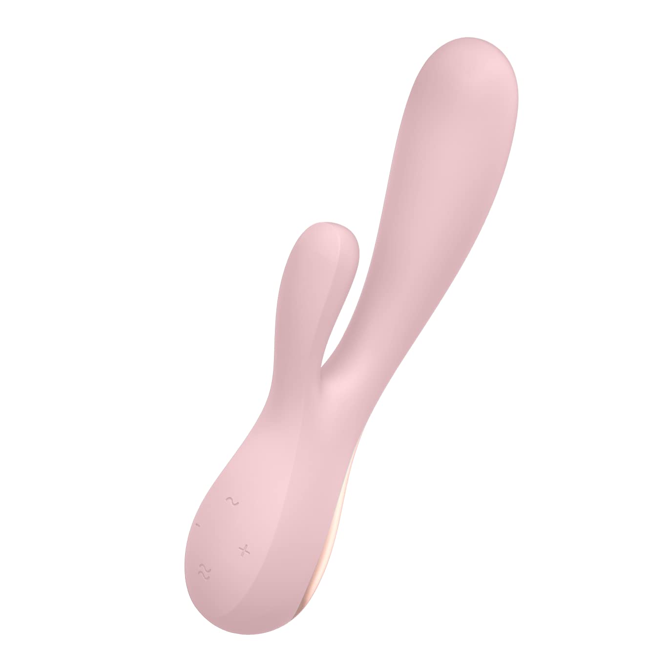 Satisfyer Mono Flex Vibrator | Dual Motor Rabbit Vibrator with App Control | for G-Spot and Clitoral Stimulation | Flexible Silicone | IPX7 Waterproof | Rechargeable | 20.5 cm