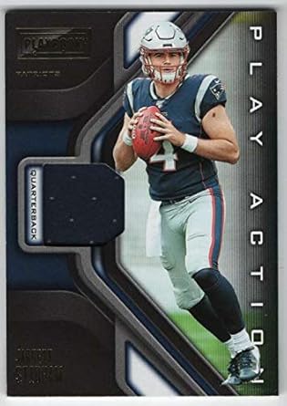 Amazon Com 2019 Playbook Play Action Swatches Football 6 Jarrett Stidham Jersey Relic New England Patriots Official Nfl Trading Trading Card From Panini America Collectibles Fine Art