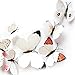 Uelfbaby 12Pcs 3D Butterfly Wall Stickers Decor Art Decorations(White)
