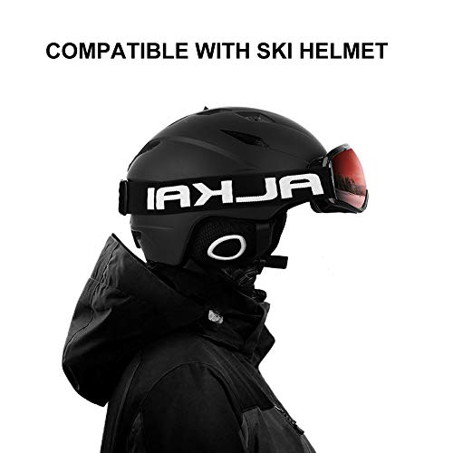 image for AKASO Ski Goggles, Dual Layers Lens Snow Goggles for 8-16 Boys & Women