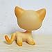 GOOD LUCK CHARMLittlest Pet Shop Collection LPS Toy Yellow Short Hair Kitten Cat
