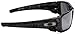 Oakley Men's OO9096 Fuel Cell Rectangular Sunglasses, Black/Grey History Text/Black Iridium Polarized, 60 mm