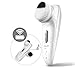QQcute Sonic Vibration Facial and Body Cleansing Brush Skin Exfoliating Cleansing System for Deep Cleaning Skin Care Waterproof Wireless Charge Valentine's Day Gift