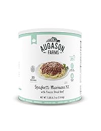 Las granjas de augason espaguetis Marinara con lio