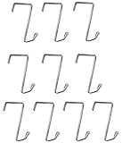 Misslo 10 Packs Over the Door Metal Hook