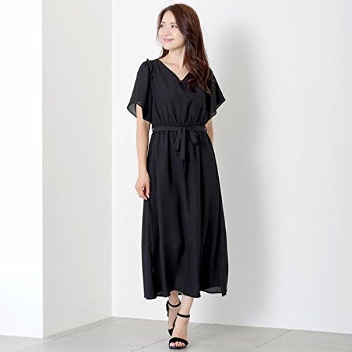 Amazon ミューズ リファインド クローズ Mew S Refined Clothes カラーロングワンピース クロ M ワンピース チュニック 通販