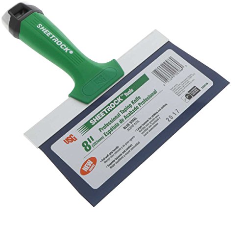 USG Sheetrock Pro Drywall Taping Knife, Blue Steel w/Soft Grip Handle