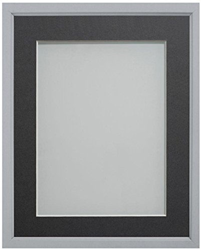 Frame Company Drayton Range 5x5-inch Grey Picture Photo Frame with Mount For Image Size 3.5x3.5-inch