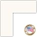 18x24 Smooth White / Super White Custom Mat for Picture Frame with 14x20 opening size (Mat Only, Frame NOT Included)